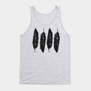 Svefnthorn rune feather design Tank Top